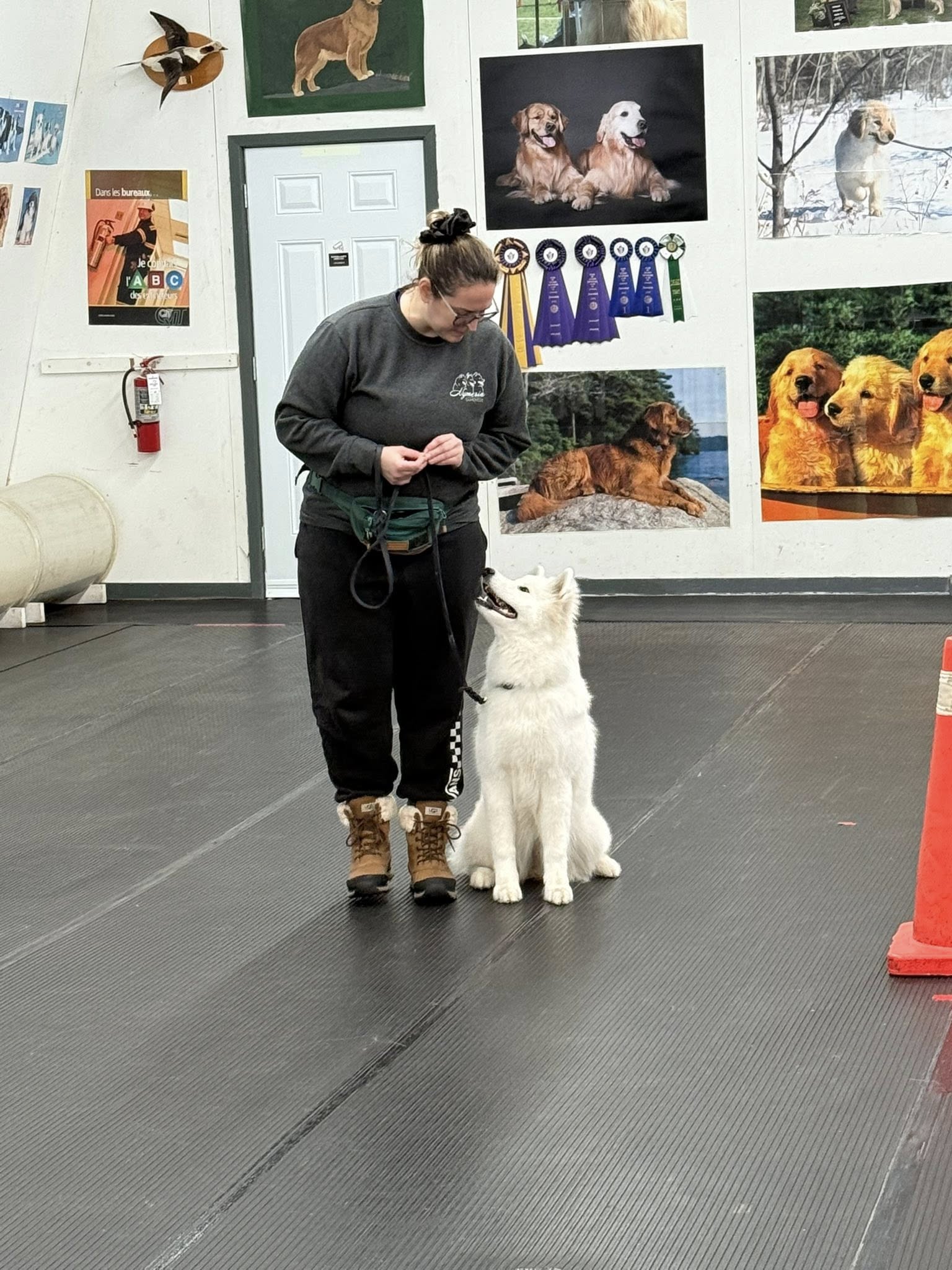 Arya en entraînement